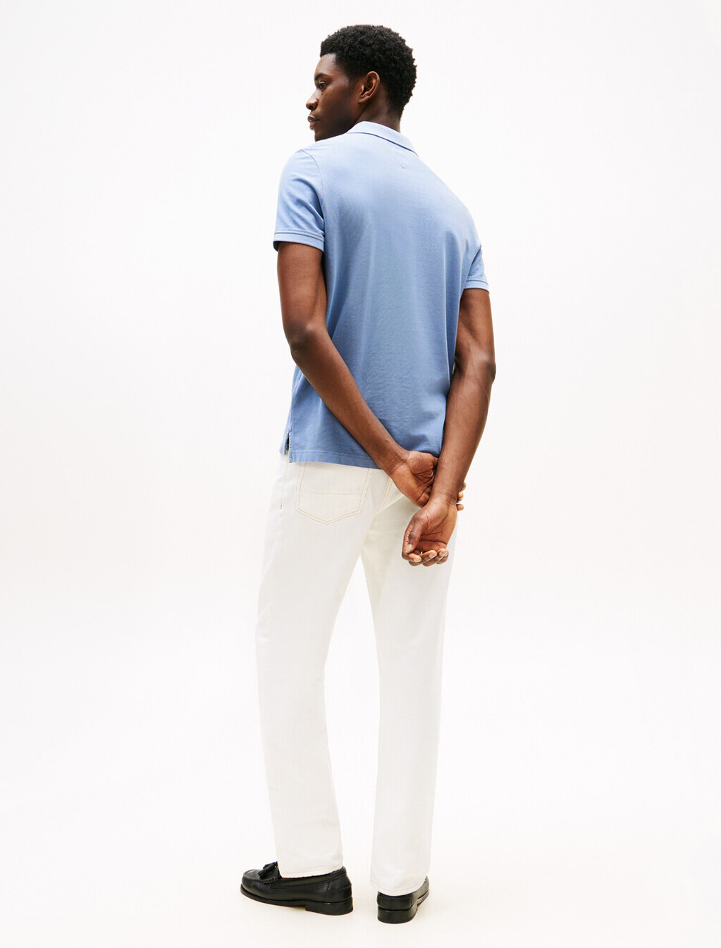 Garment Dyed Flag Embroidery Regular Polo, Brisk Blue, hi-res