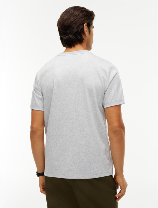 Embossed Logo Interlock Knit T-Shirt