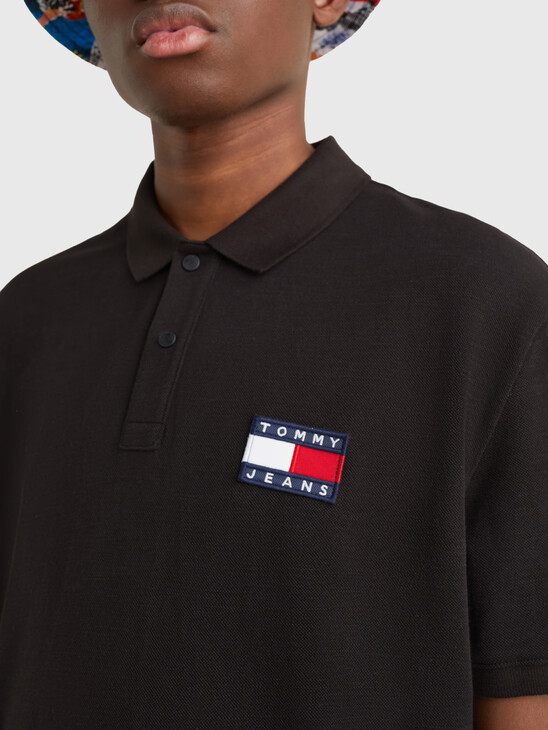 TOMMY JEANS FLAG BADGE POLO