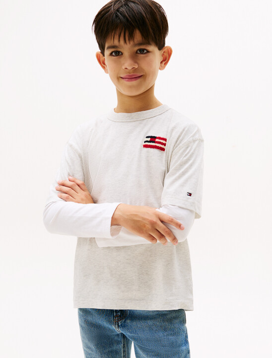 Hilfiger Flag Back Logo Terry T-Shirt
