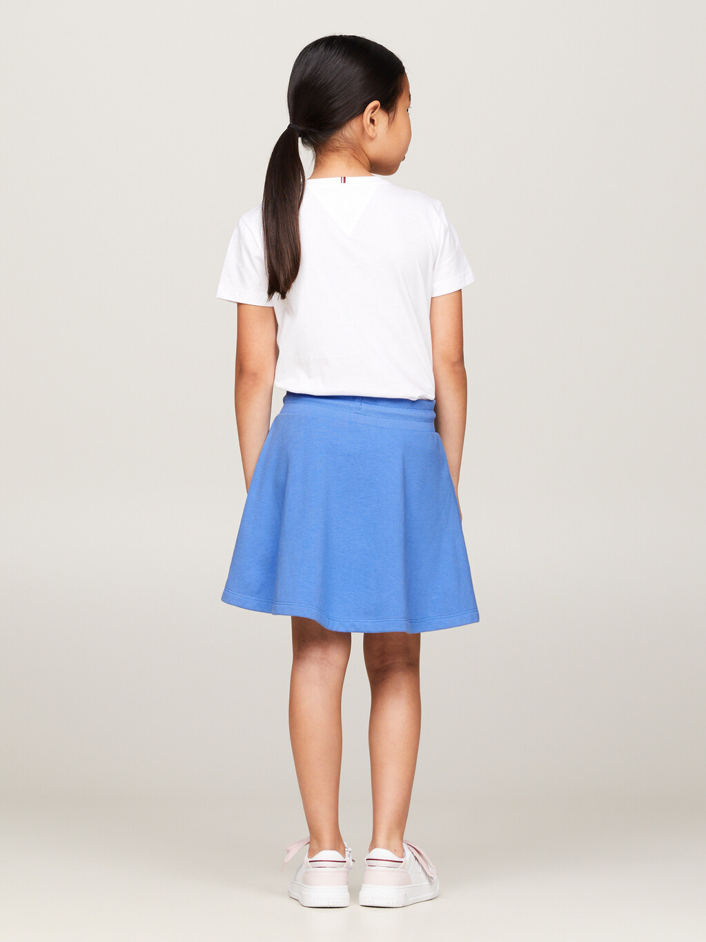 Hilfiger Monotype Drawstring Waistband Skirt, Blue Spell, hi-res