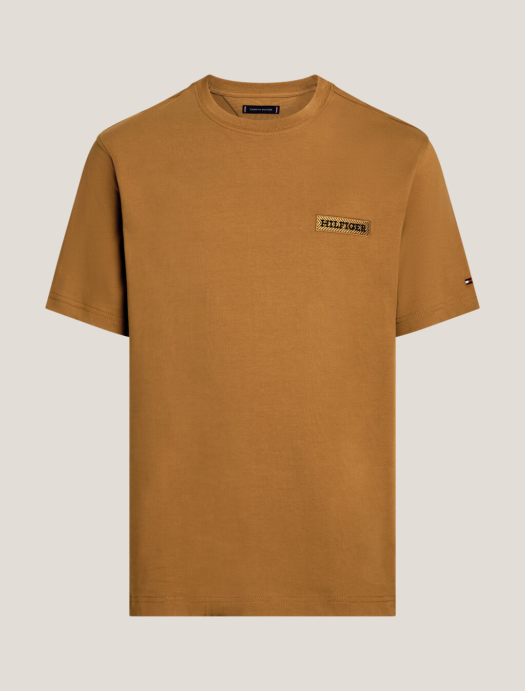 HILFIGER Logo Relaxed T-Shirt, Country Brown, hi-res