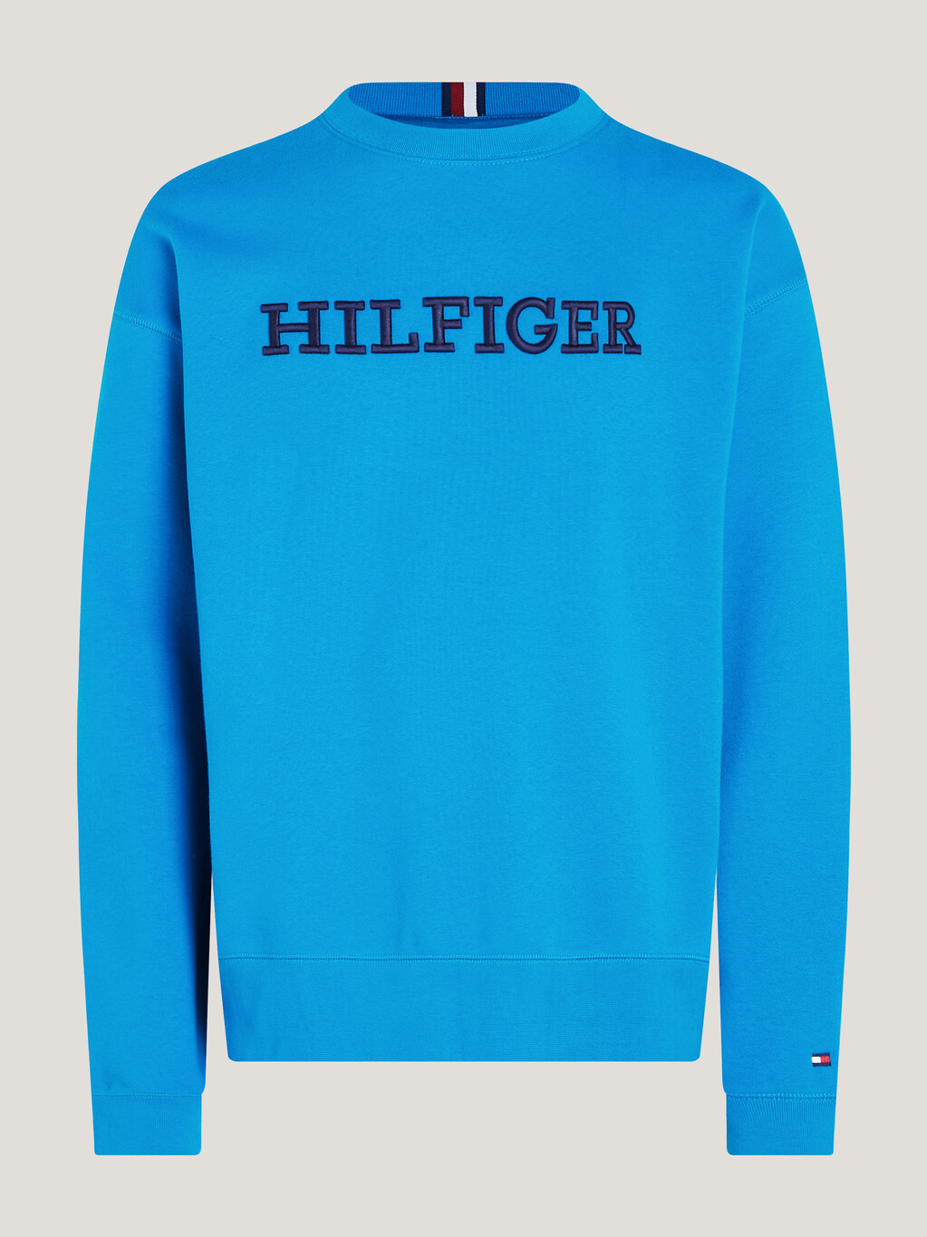 Hilfiger Monotype Archive Fit Sweatshirt, Cerulean Aqua, hi-res