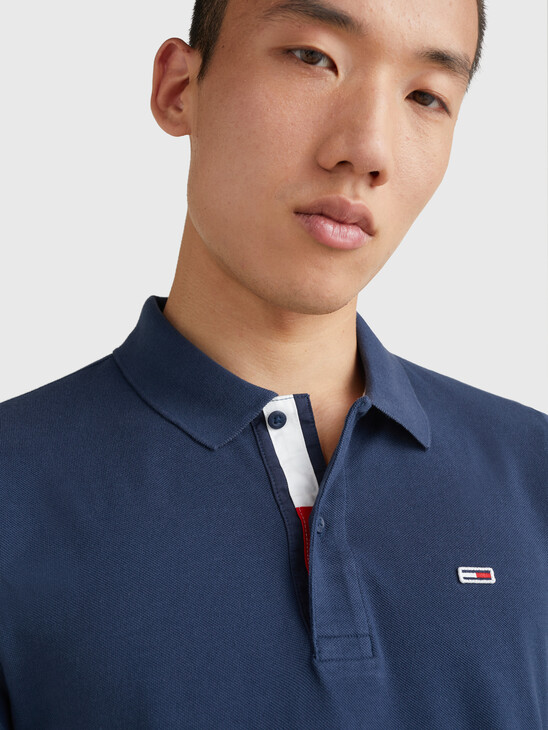 Tommy Jeans 旗幟修身 Polo 裇