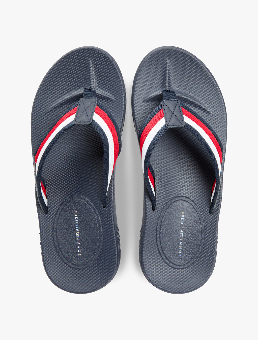Contoured Footbed Signature Tape Flip-Flops, Rwb, hi-res