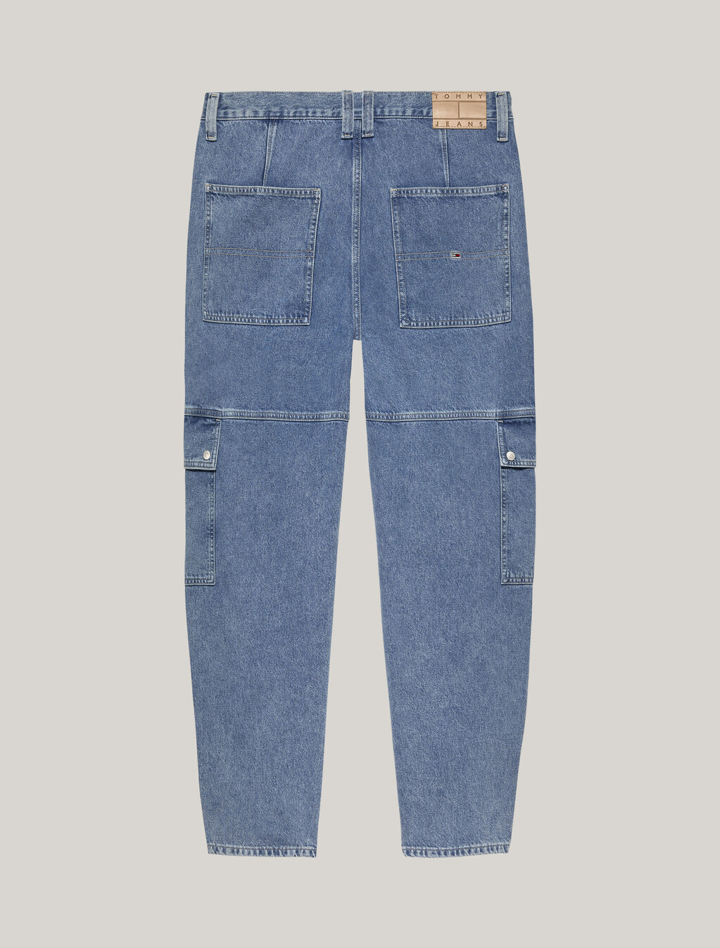 Isaac Relaxed Taper Utility Jeans, Denim Medium, hi-res