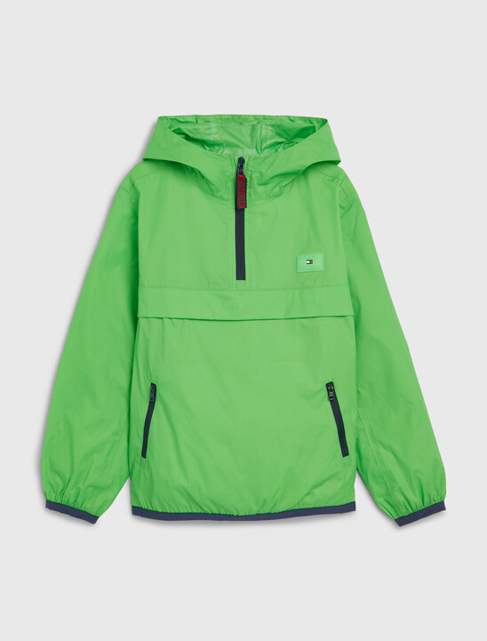 Packable Hooded Chicago Popover Jacket