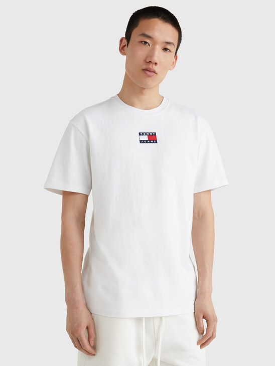 TOMMY JEANS BADGE ORGANIC COTTON T-SHIRT