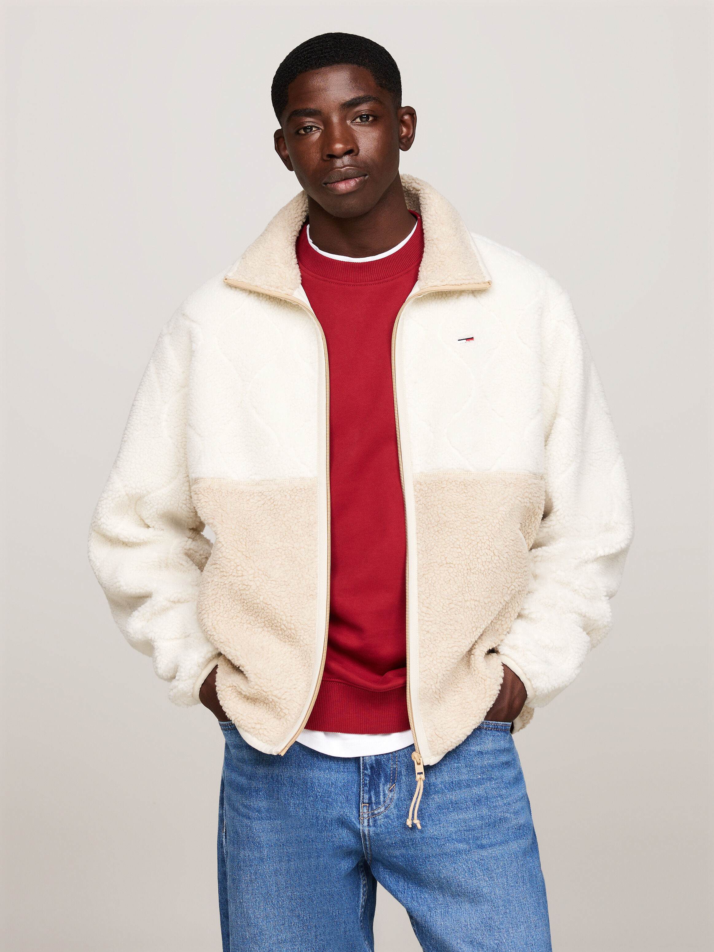 Relaxed Teddy Fleece Jacket