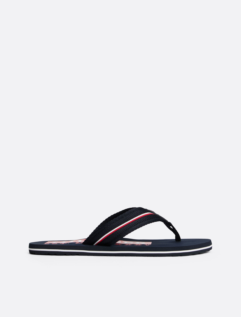 Signature Tape Webbing Flip-Flops, Desert Sky, hi-res