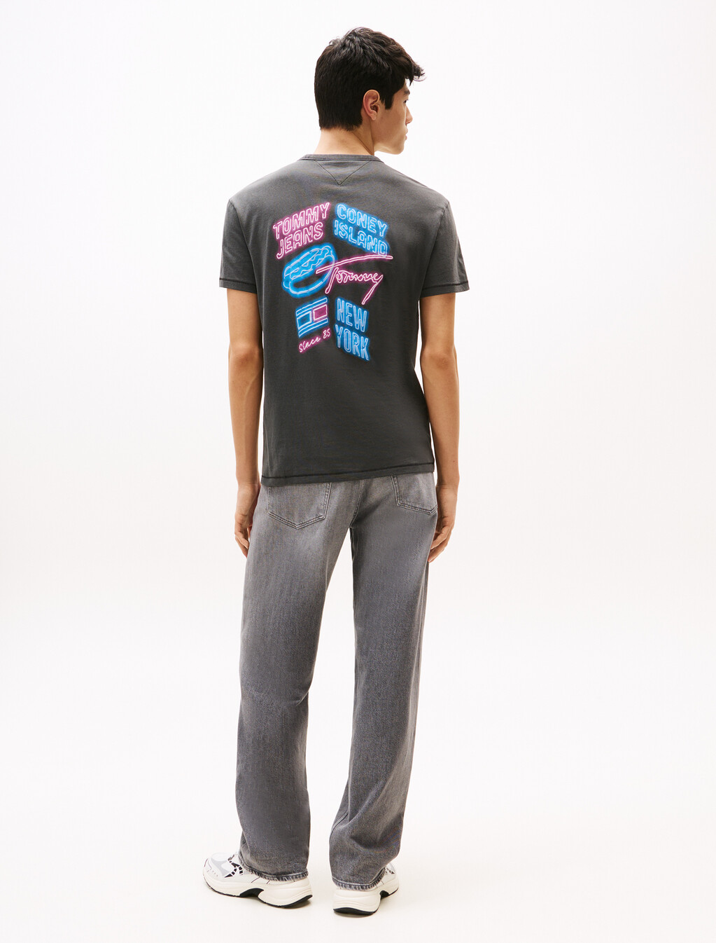 Novelty Fair Print T-Shirt, Black, hi-res