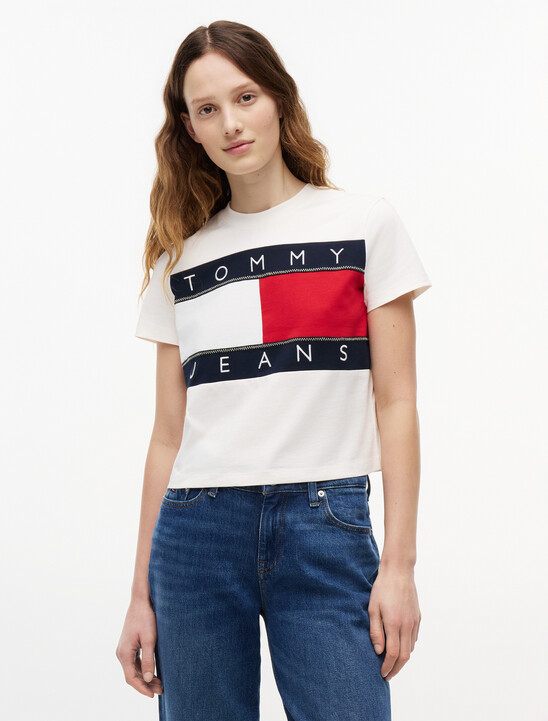 Tommy 旗幟 T 恤
