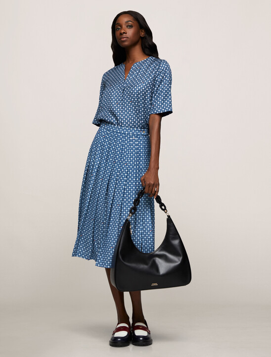 Foulard Pleat Skirt
