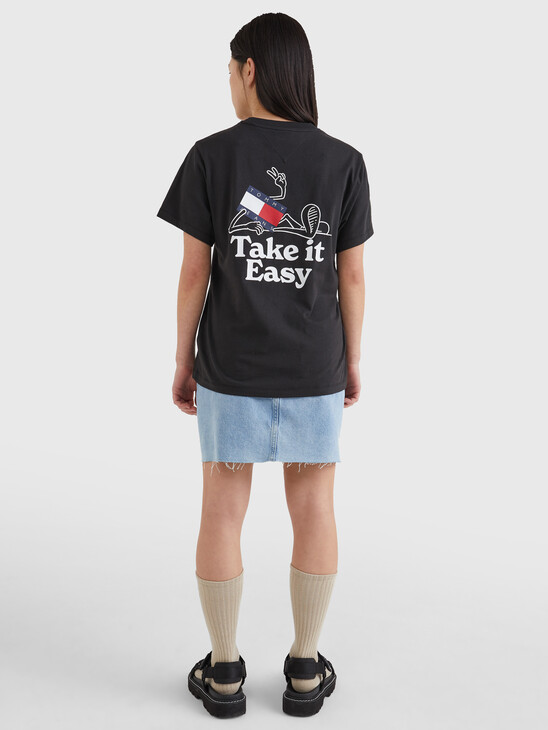 Relaxed Fit Slogan T-Shirt