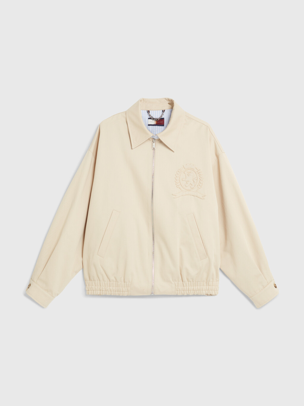 Crest Relaxed Fit Twill Coach Jacket