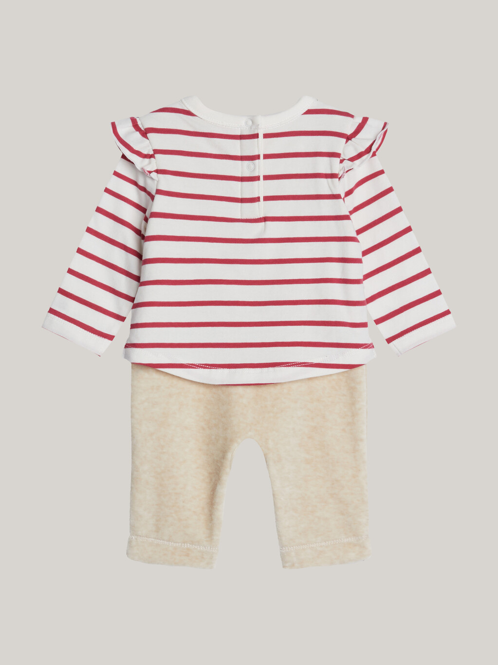 Stripe One-Piece Outfit, Heritage Pink Stripe, hi-res