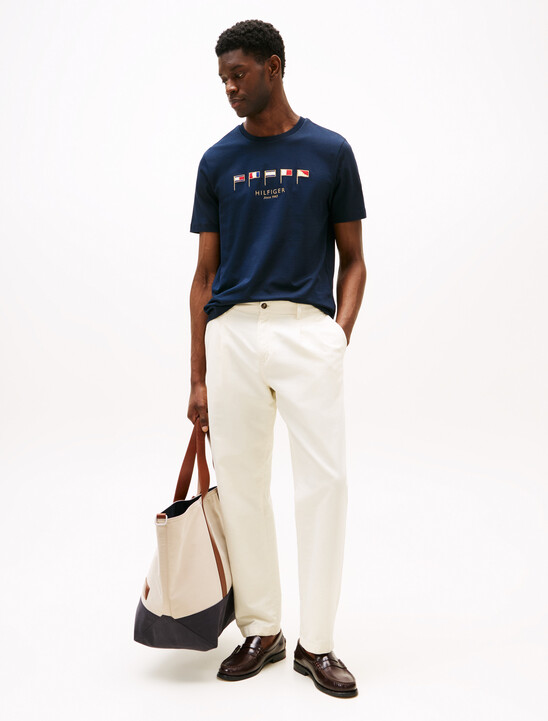 Hilfiger 多旗幟圖案 T 恤