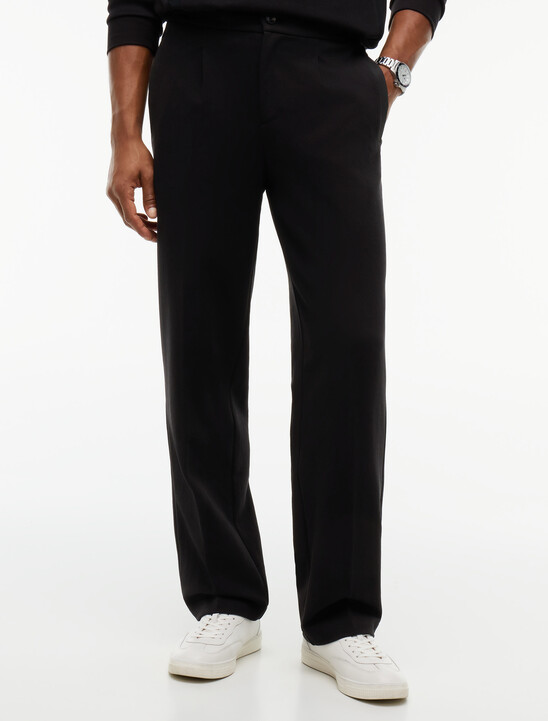 Mixed Texture Twill Joggers