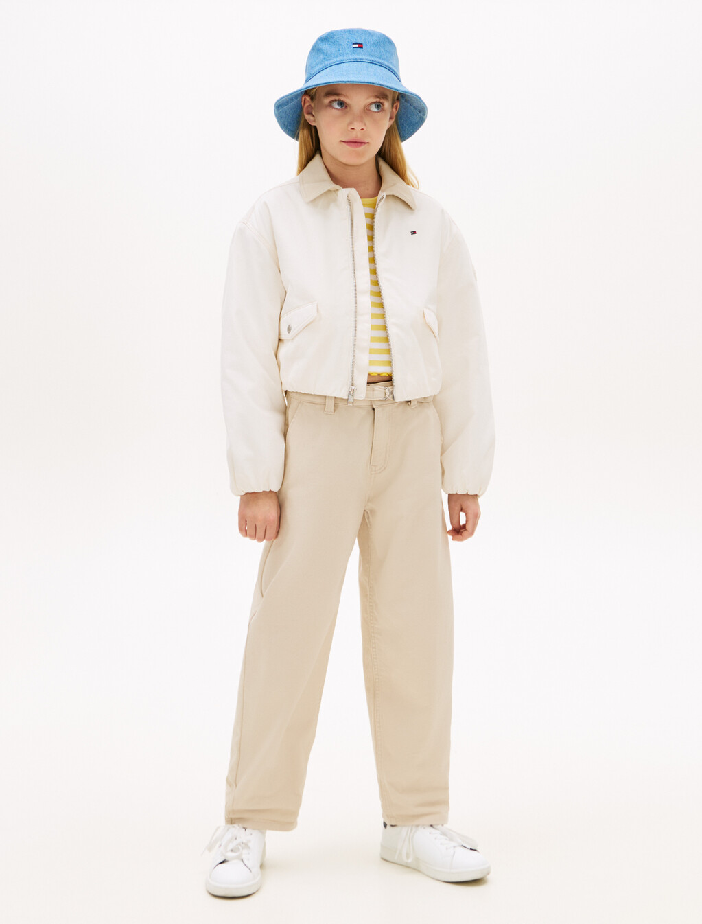 Textured Back Logo Relaxed Jacket, Ancient White, hi-res