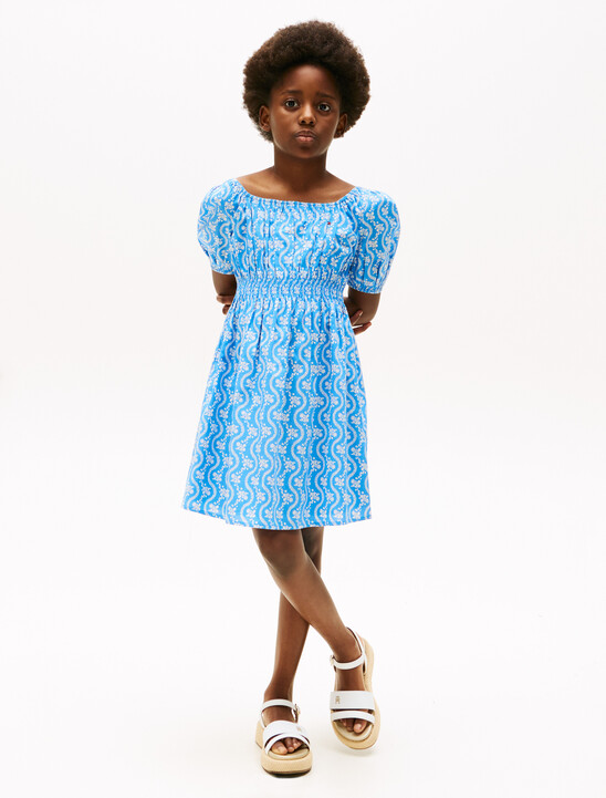 Floral Print Smock Dress