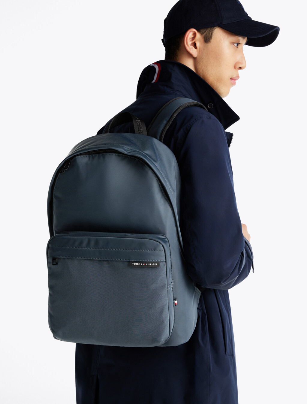 Logo Dome Backpack, Military Denim, hi-res