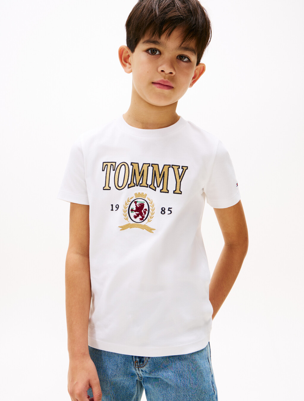 Golden Graphic T-Shirt, White, hi-res