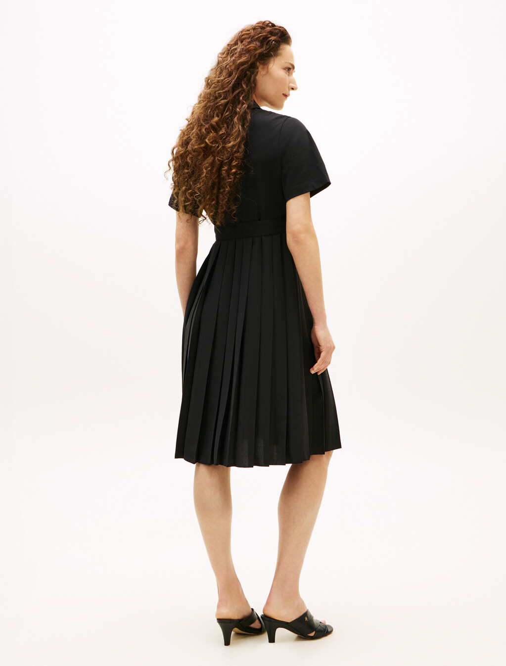 Asia Fit Mixed Media Utility Dress, Black, hi-res