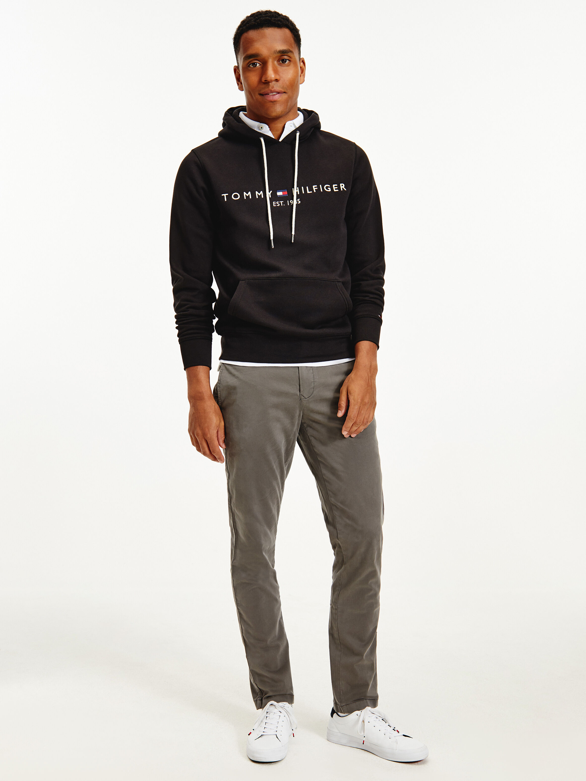 Tommy hilfiger oversized teddy half zip hoodie online