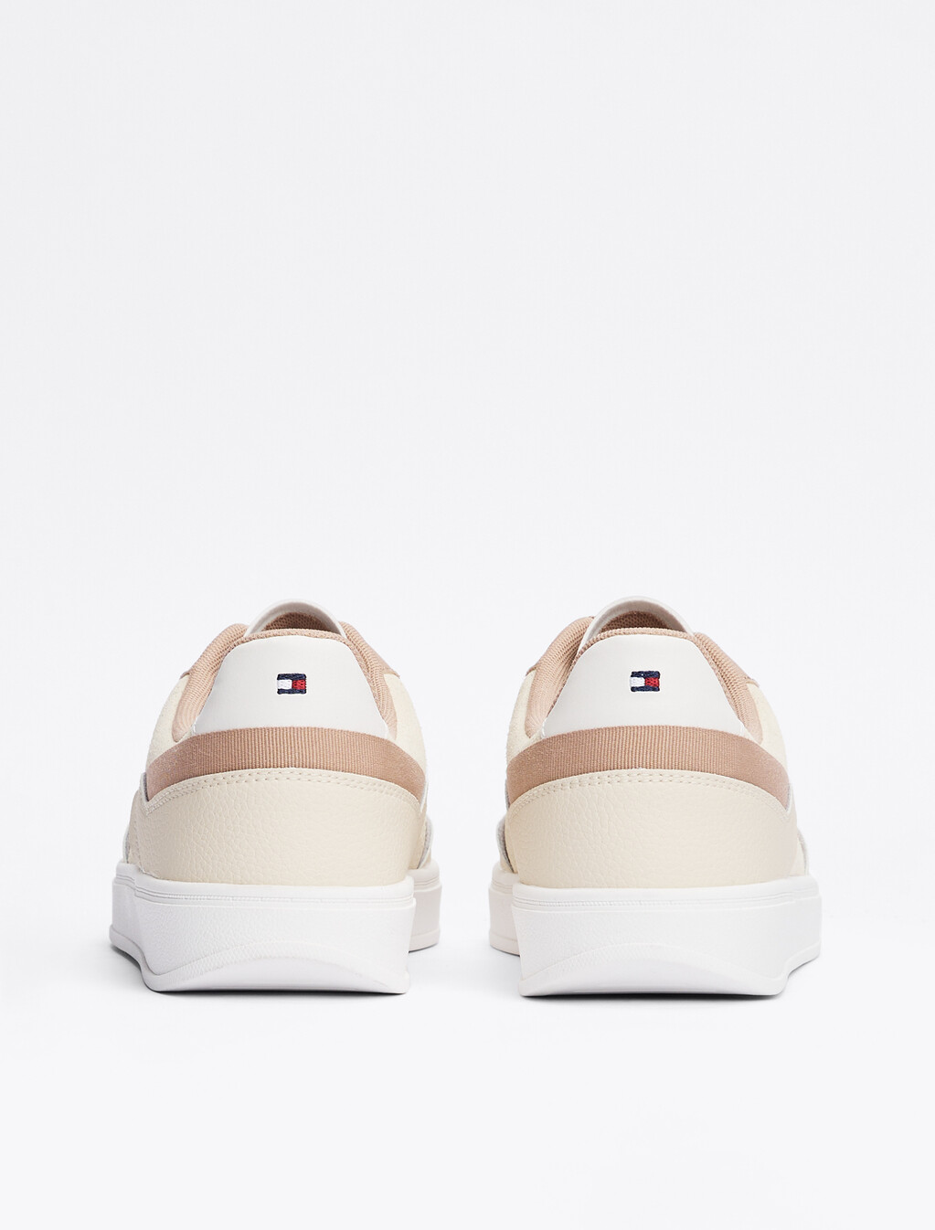 TH Monogram Colour-Blocked Trainers, Muslin/Claystone, hi-res
