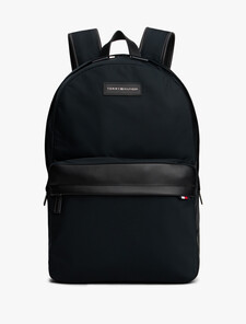 Logo Patch Backpack, Black, hi-res