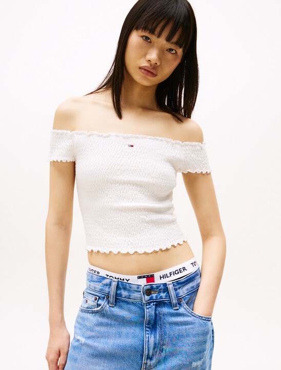 Cropped Smock Top
