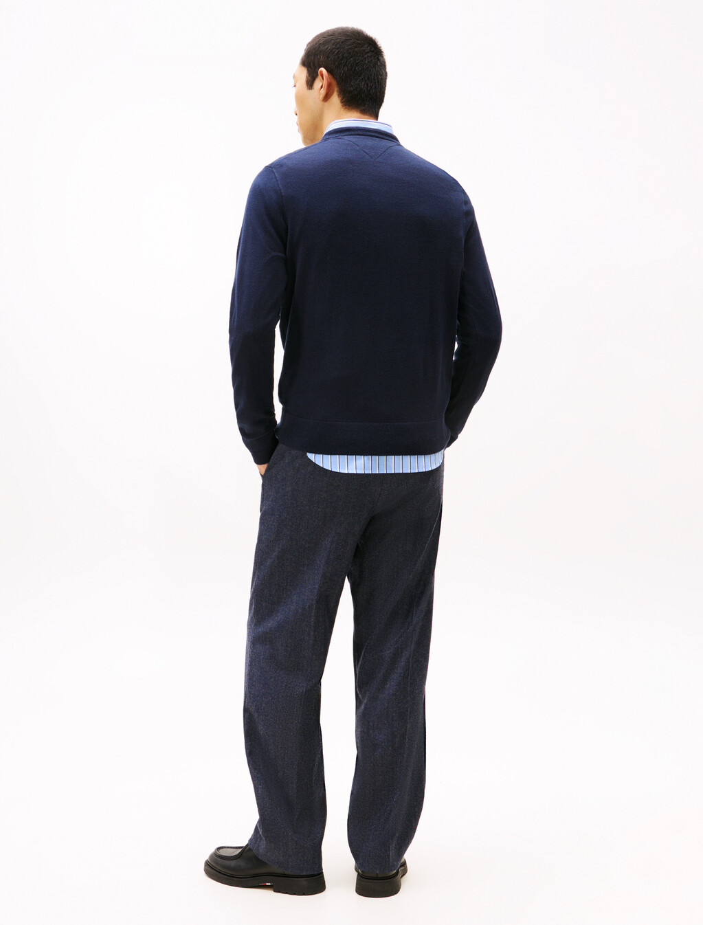 Cotton Silk Cashmere Sweater, Desert Sky, hi-res