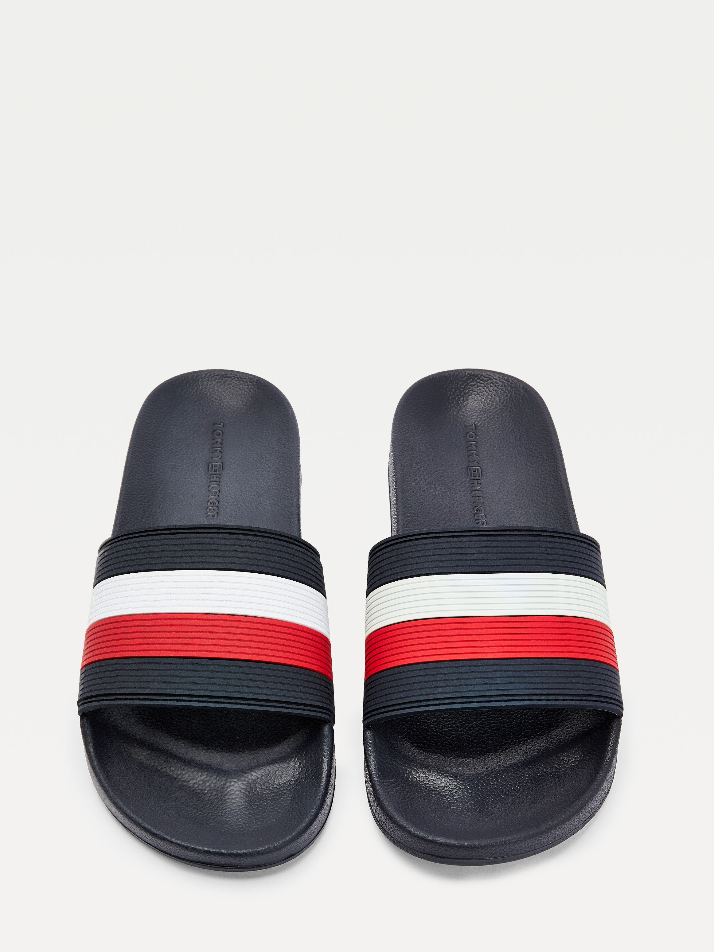 Tommy hilfiger sliders black cheap
