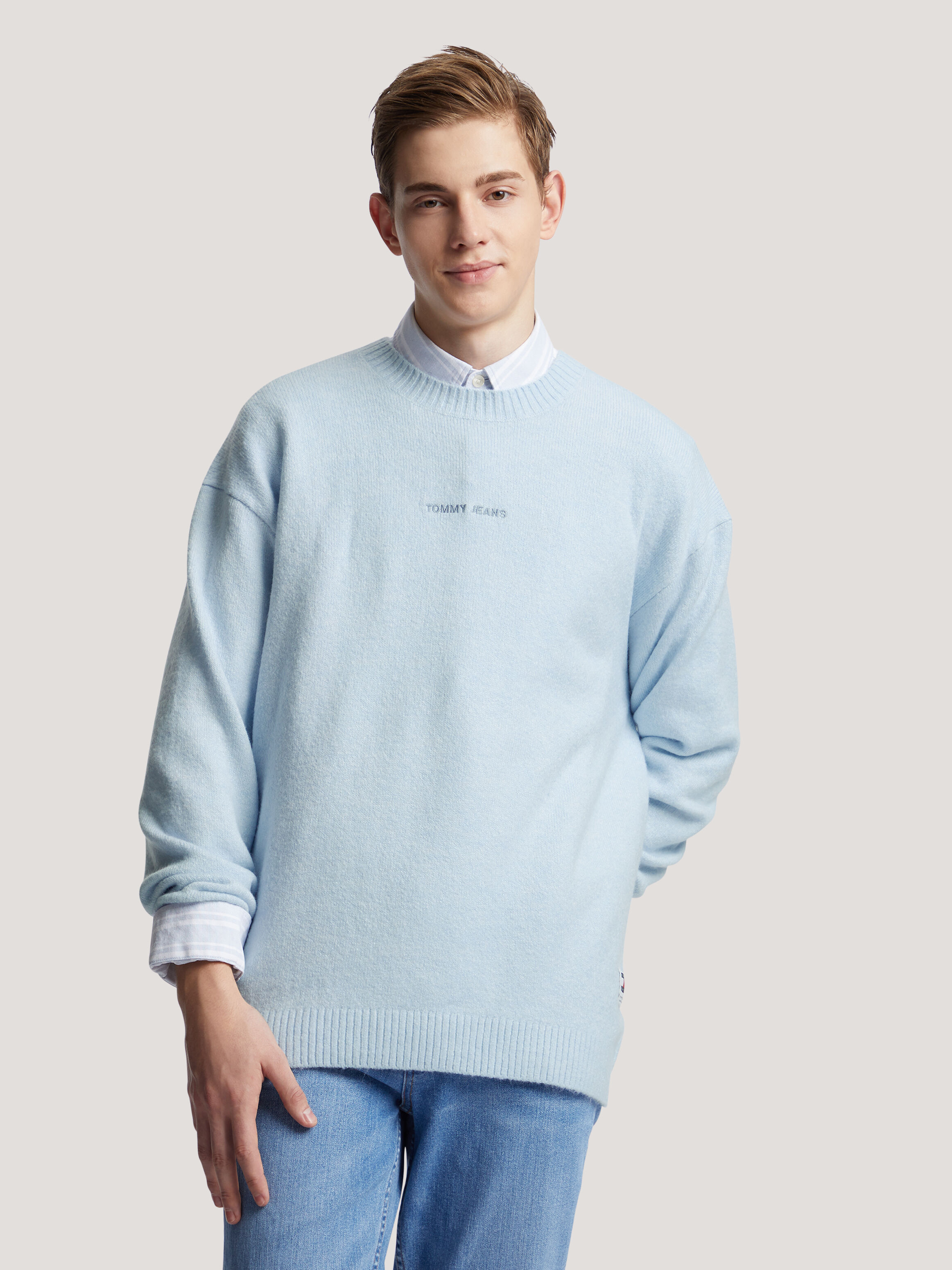 Tommy jeans store jumper blue