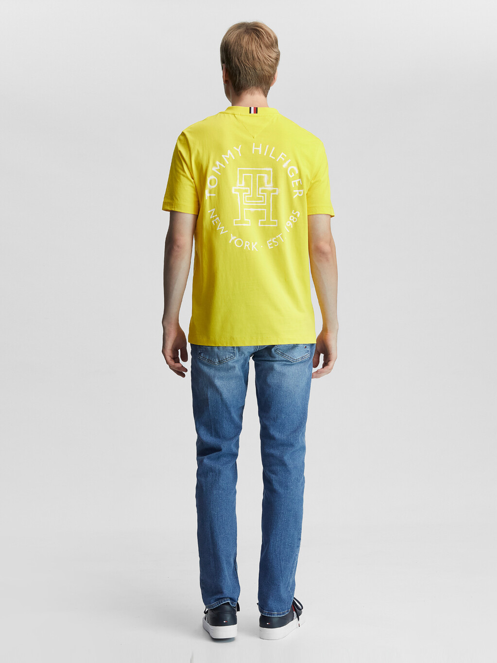 Hilfiger Crafted Logo T-Shirt, Vivid Yellow, hi-res