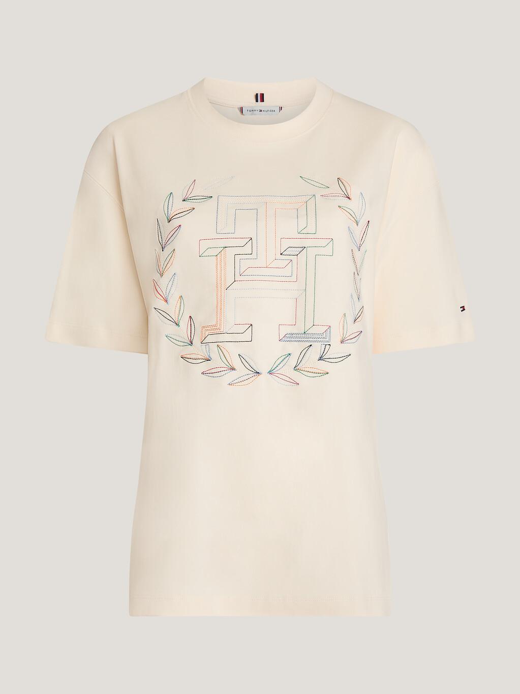 Monogram 徽章刺繡 T 恤, Calico, hi-res