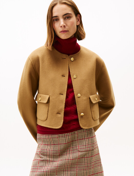 Double-Faced Wool Blend Jacket