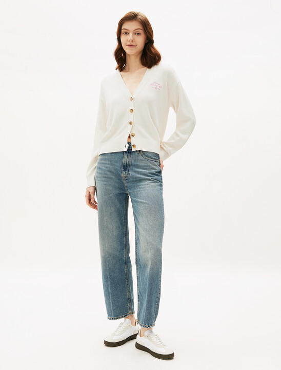 Asia Fit V Neck Cardigan