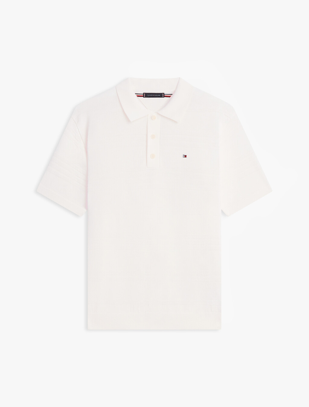 棉質聚酯纖維混紡短袖 Polo 衫, Ivory Petal, hi-res