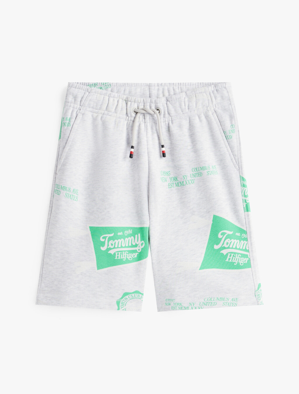 Boys All Over Print Sweatshort, Grey Heather, hi-res