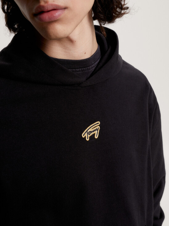 Signature Logo Relaxed Fit Hoody
