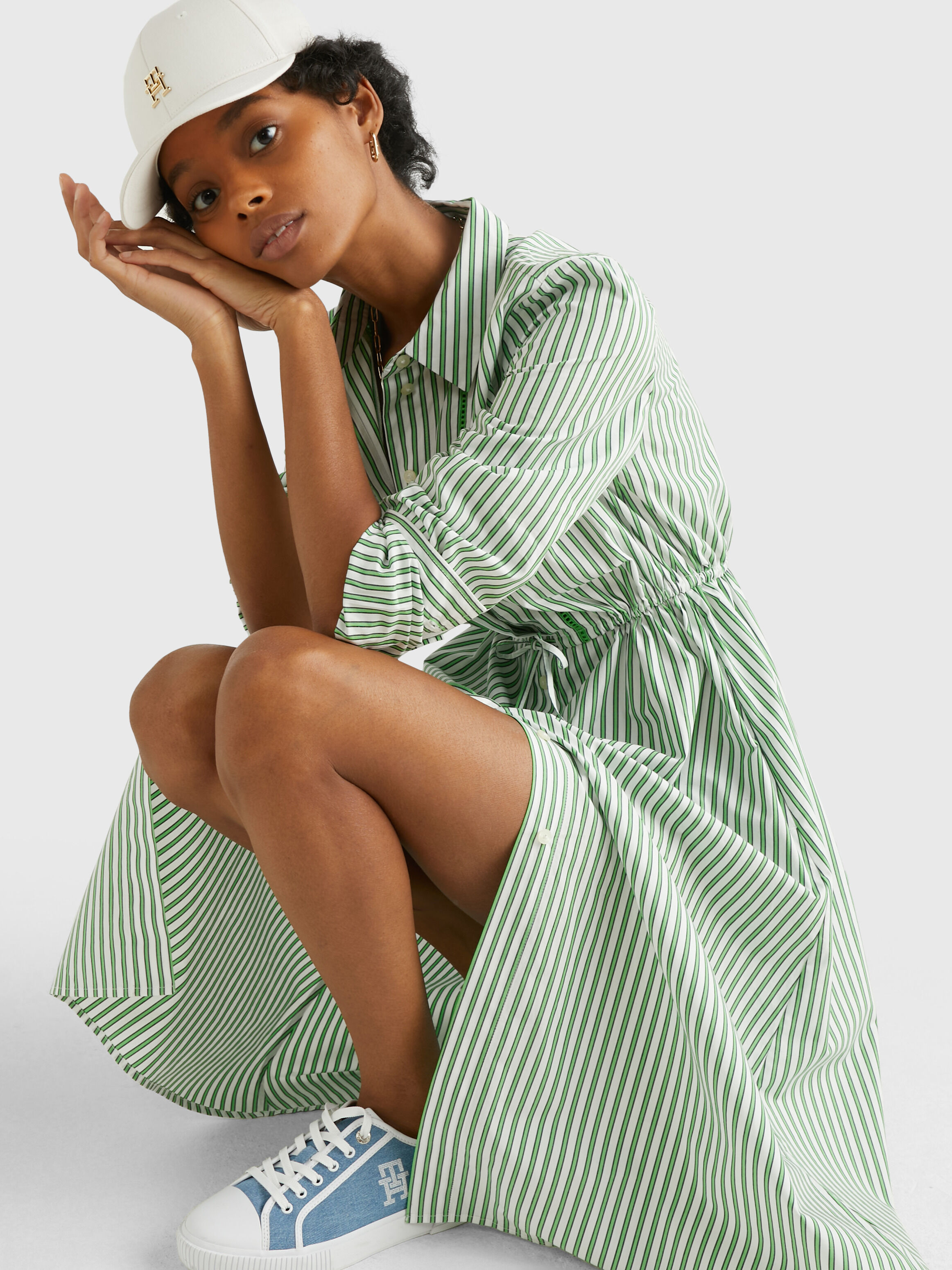 Stripe Midi Shirt Dress multi Tommy Hilfiger Hong Kong