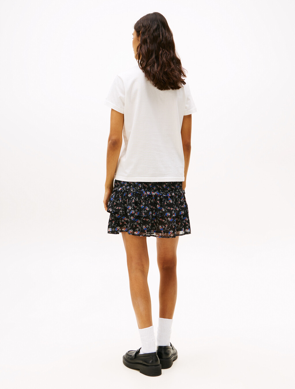 Bubble Logo Crew Neck T-Shirt, Ecru, hi-res