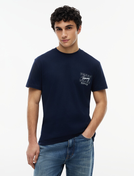 Flag Graphic Print T-Shirt