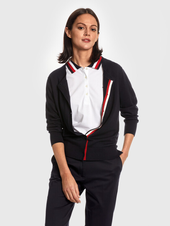 RELAXED GLOBAL STRIPE POLO