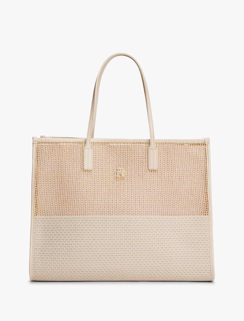 City Woven Summer Tote, Classic Beige, hi-res