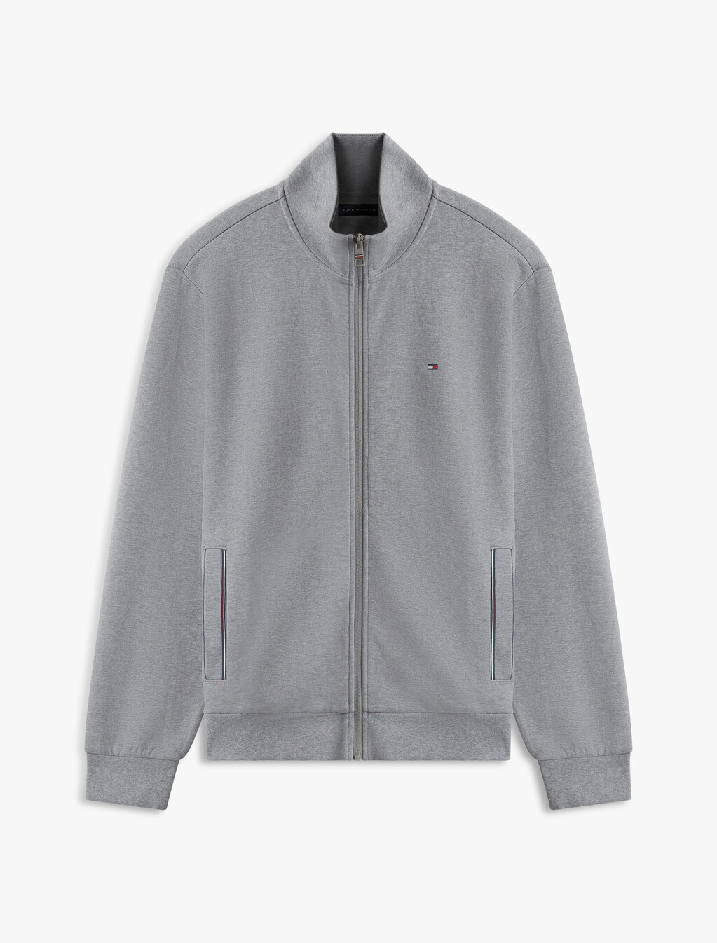 Intechno Zip Thru Sweatshirt, Medium Grey Heather, hi-res