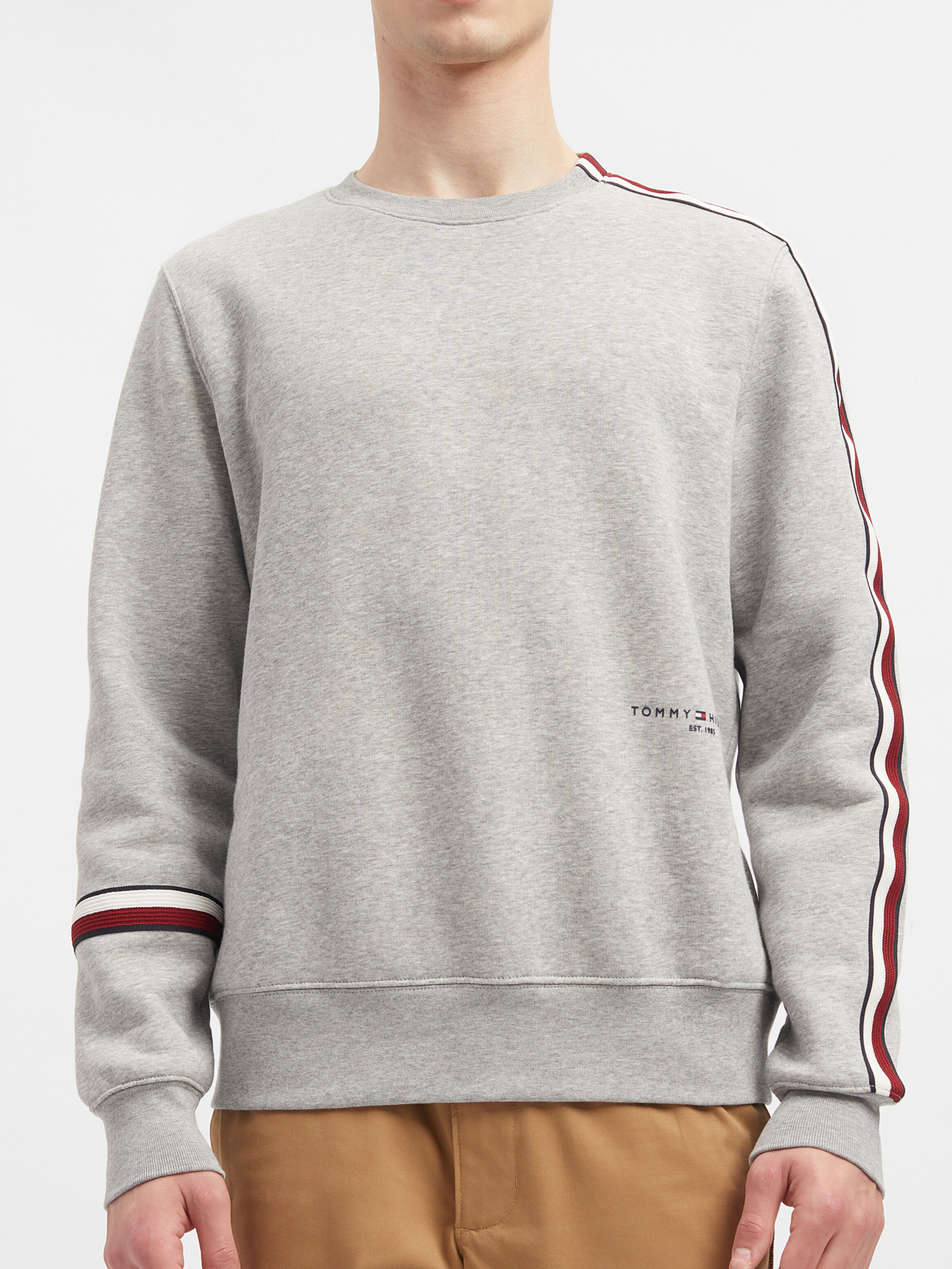 New Global Stripe Sweatshirt grey Tommy Hilfiger