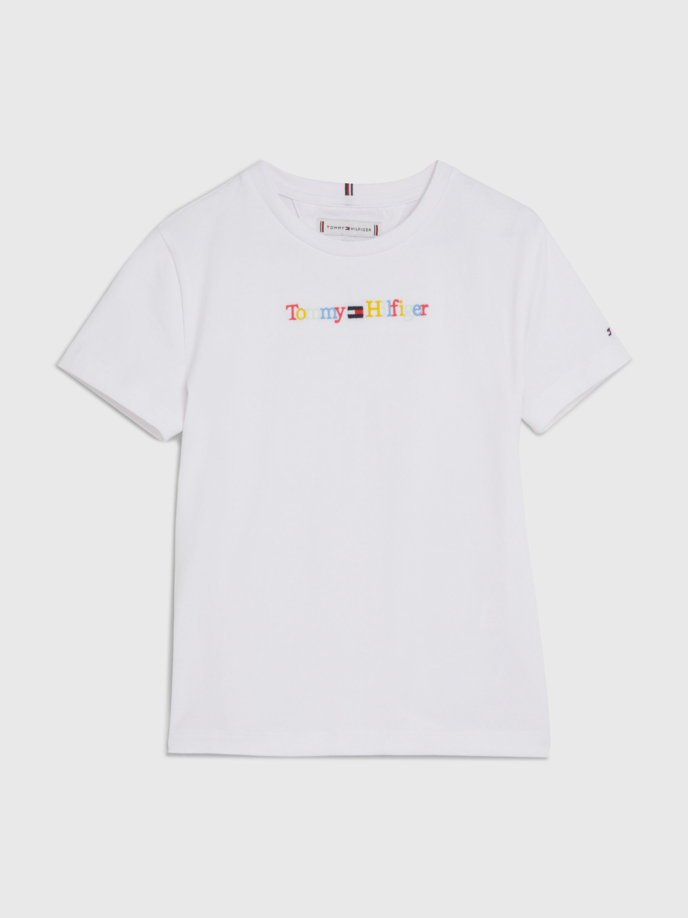 Multicolour Logo T Shirt white Tommy Hilfiger Hong Kong