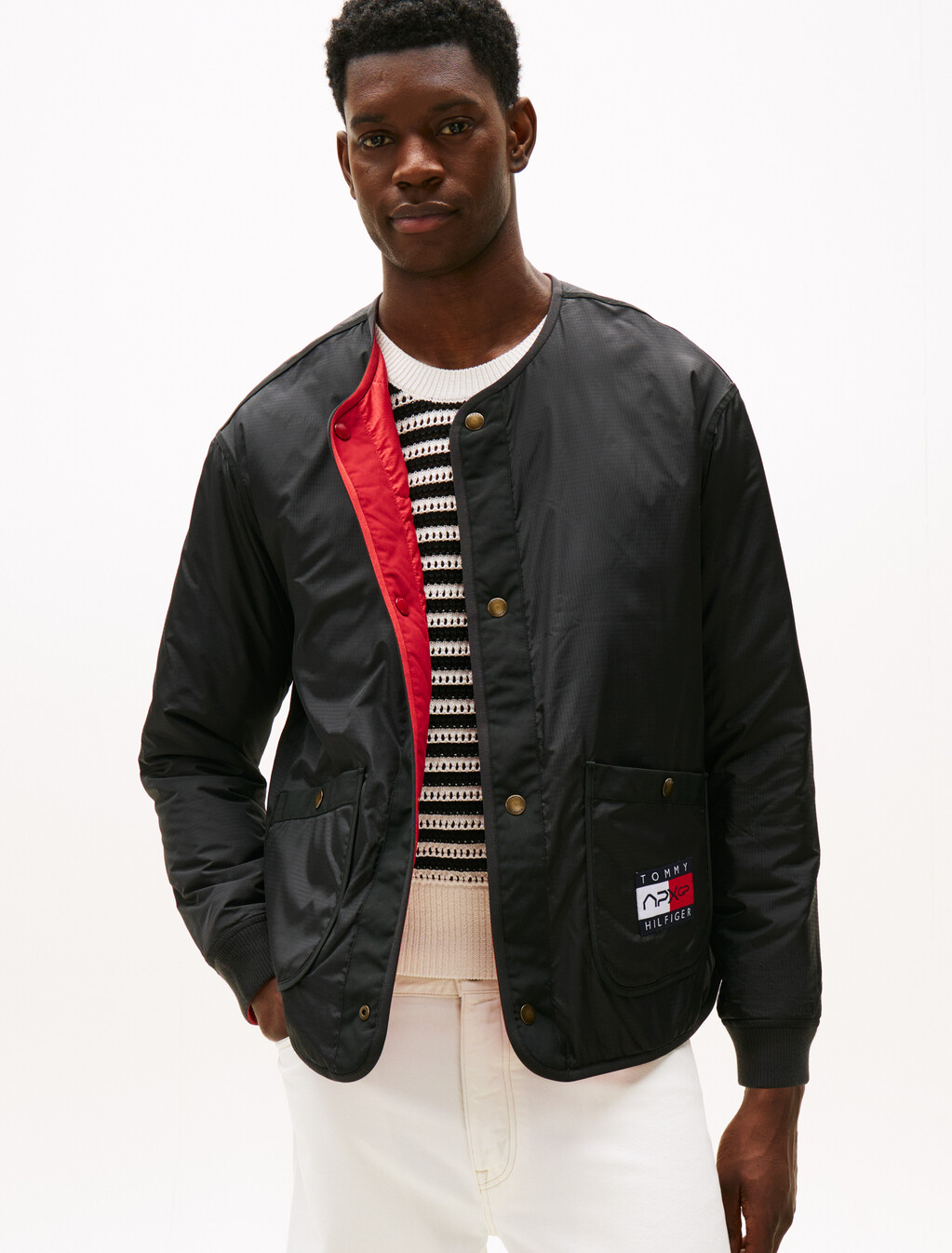 The APXGP Collection Quilted Reversible Liner Jacket, Primary Red, hi-res
